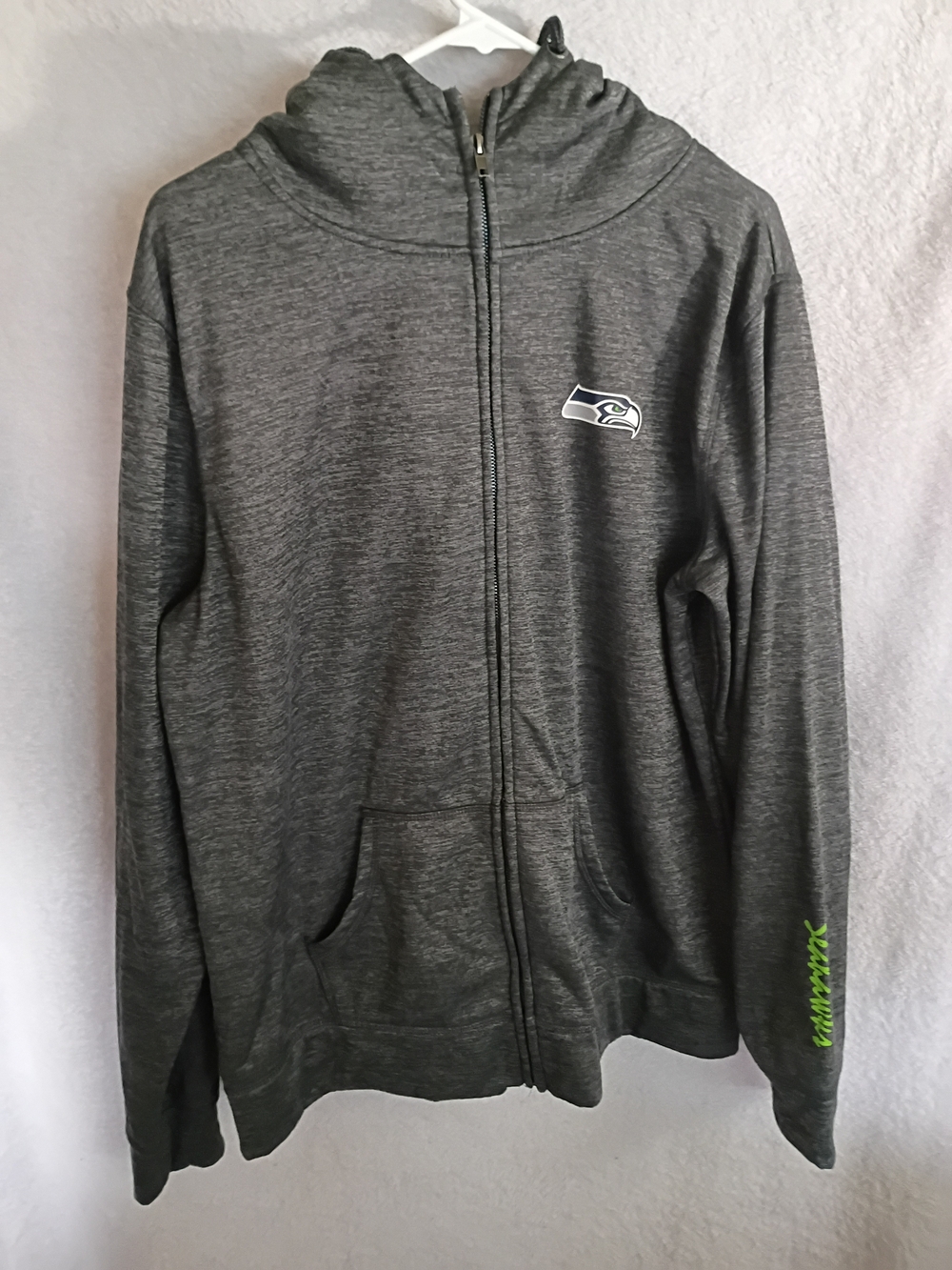 Fanatics Gray Heather NFL Pro Line Fleece Jacket